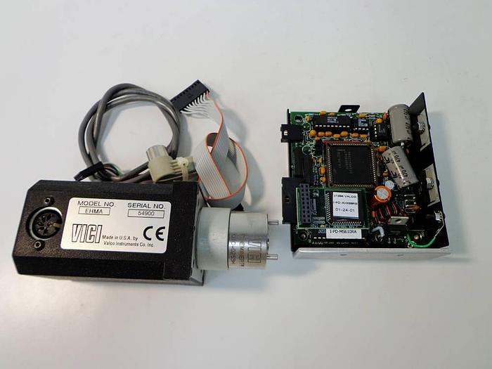 Used Vici Valco Instruments Modular Universal Valve/Actuator, Model EHMA, with Actuator Control Module.