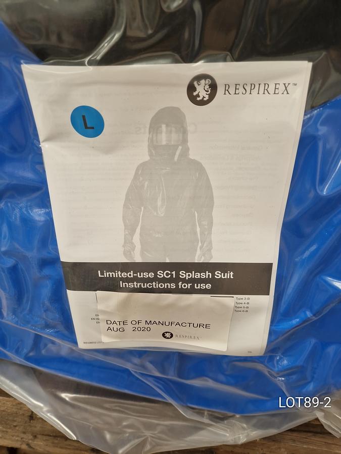Chemical Suits for sale at Lab Assets Limited