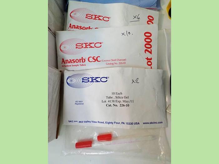 Used Air Sampling Consumables and Accessories.