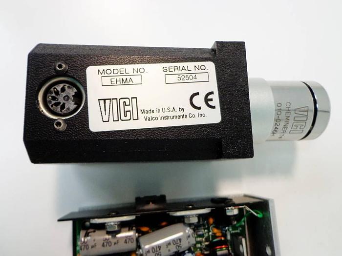 Used Vici Valco Instruments Modular Universal Valve/Actuator, Model EHMA, with Actuator Control Module.