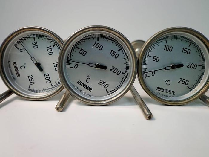 Used Rueger (11 No.) and Brannan (7 No.) Bimetallic Thermometers.