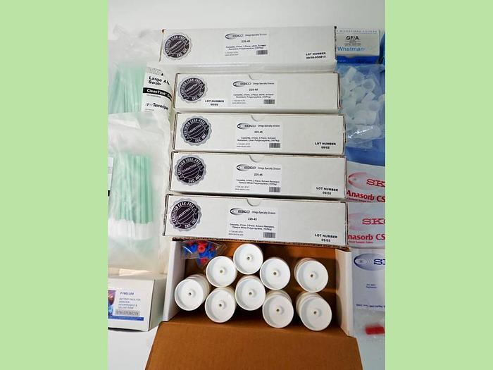 Used Air Sampling Consumables and Accessories.