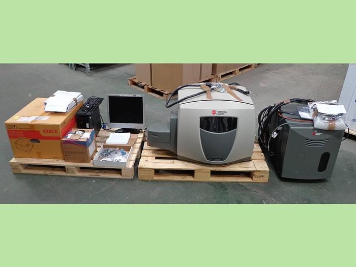 Used Beckman Coulter Cytomics FC 500 MPL Flow Cytometer with Cytometry UPS, Computer and software, OKI C531dn Printer, Manuals and System Accessories.