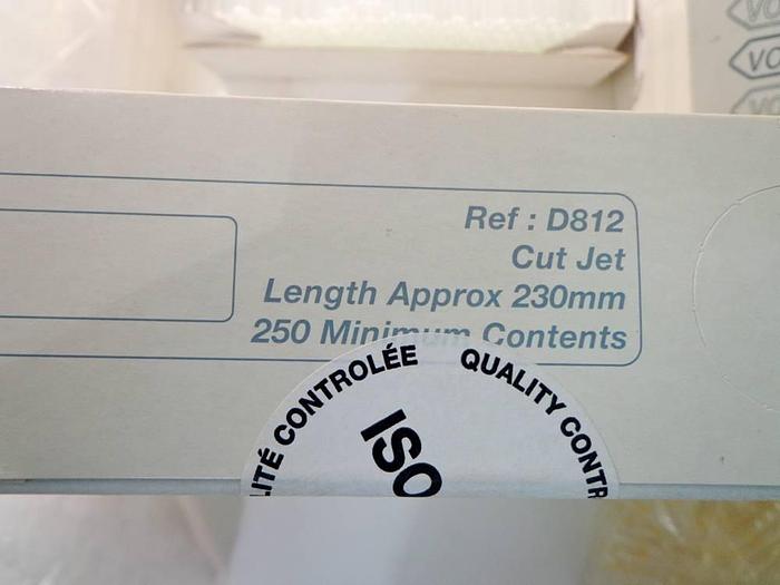 Used Assorted Disposable Glass Pipettes, Vial Closures and Sundries.