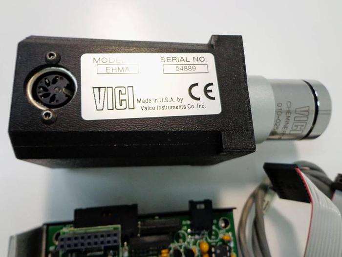 Used Vici Valco Instruments Modular Universal Valve/Actuator, Model EHMA, with Actuator Control Module.