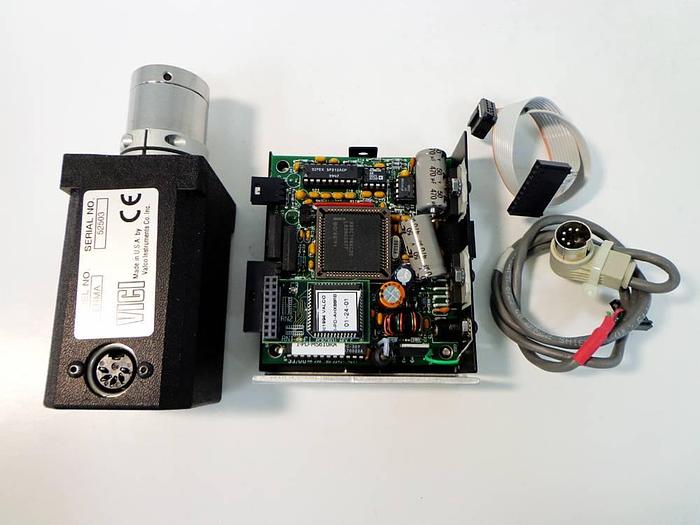 Used Vici Valco Instruments Modular Universal Valve/Actuator, Model EHMA, with Actuator Control Module.