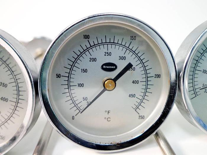 Used Rueger (11 No.) and Brannan (7 No.) Bimetallic Thermometers.