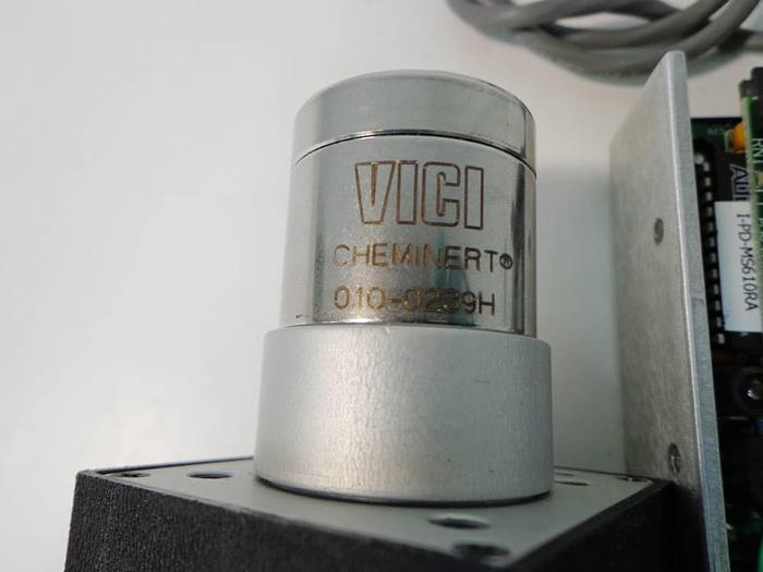 Used Vici Valco Instruments Modular Universal Valve/Actuator, Model EHMA, with Actuator Control Module.