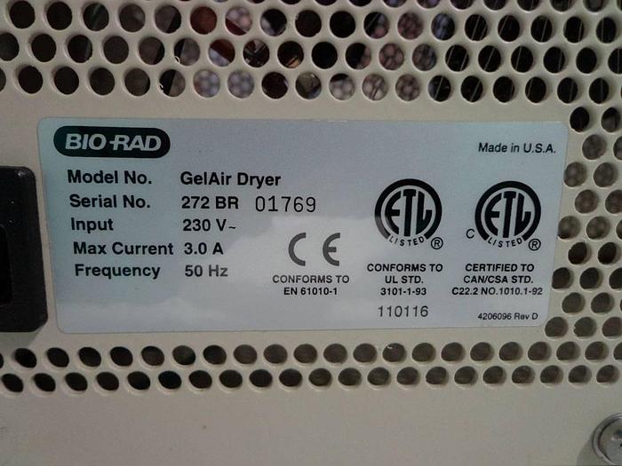 Used Bio-Rad GelAir Dryer.