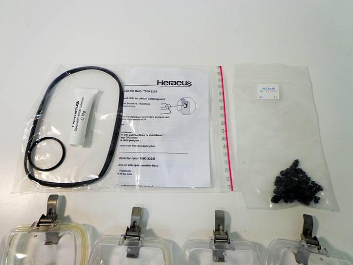 Used Assorted Centrifuge Accessories.