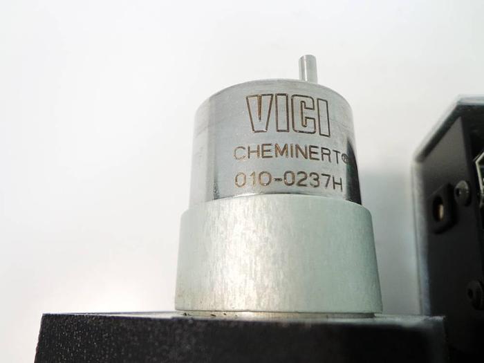 Used Vici Valco Instruments Modular Universal Valve/Actuator, Model EHMA, with Actuator Control Module.