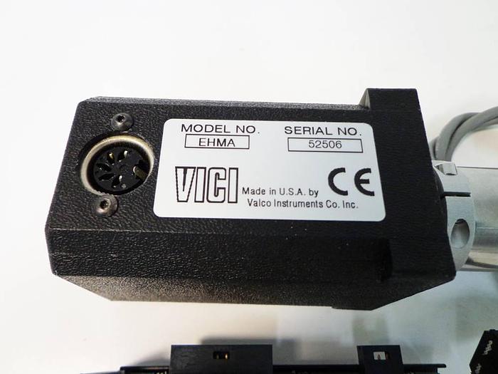 Used Vici Valco Instruments Modular Universal Valve/Actuator, Model EHMA, with Actuator Control Module.
