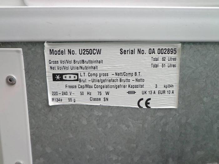 Used Labcold Borolabs Class SN 51L Freezer, Model RLVF0220.