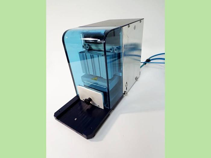 Used REMP Plate Piercer UPP (Semi-automated operation) with Festo Footvalve Air Pneumatic Footswitch Pedal.