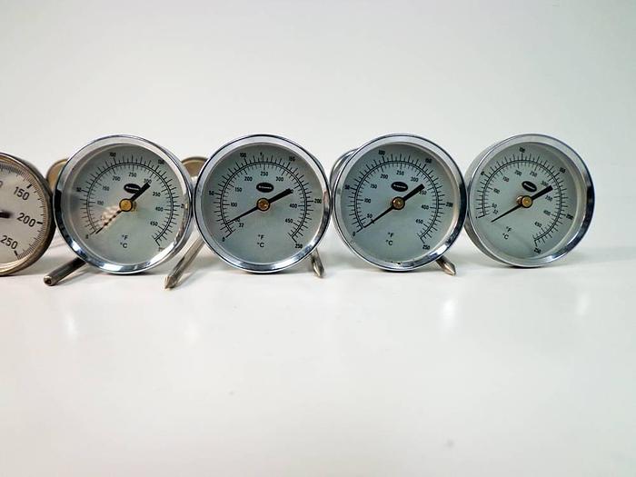 Used Rueger (11 No.) and Brannan (7 No.) Bimetallic Thermometers.
