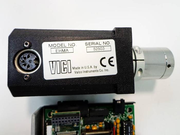 Used Vici Valco Instruments Modular Universal Valve/Actuator, Model EHMA, with Actuator Control Module.