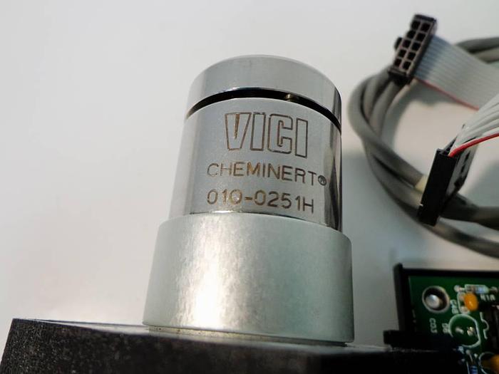 Used Vici Valco Instruments Modular Universal Valve/Actuator, Model EHMA, with Actuator Control Module.