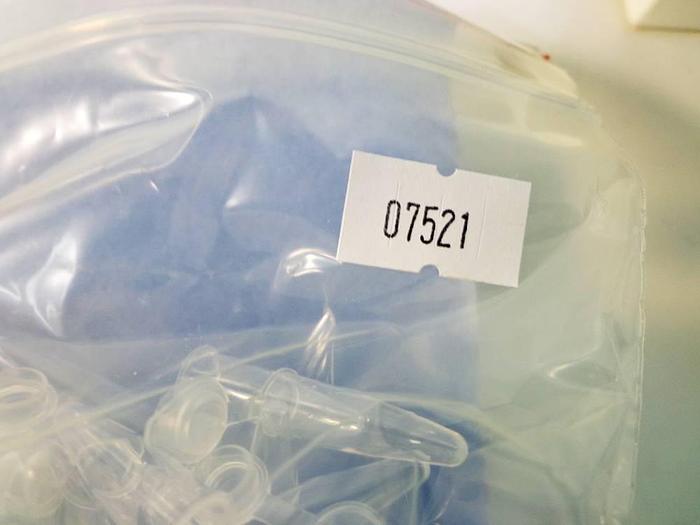 Used Thermo Scientific Polypropylene Thin Wall 0.2mL PP Natural PCR Tubes with Attached Caps, 5 packs x 1000pcs