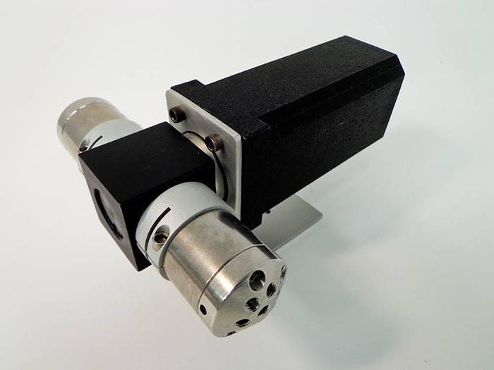 Used Vici Valco Instruments Modular Universal Valve/Actuator, Model EMTMA-CE, with EMHCA-CE Multiposition Actuator Control Module.