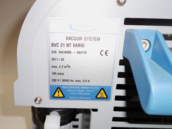 Used VWR Vacuubrand BVC 21 fluid aspiration system