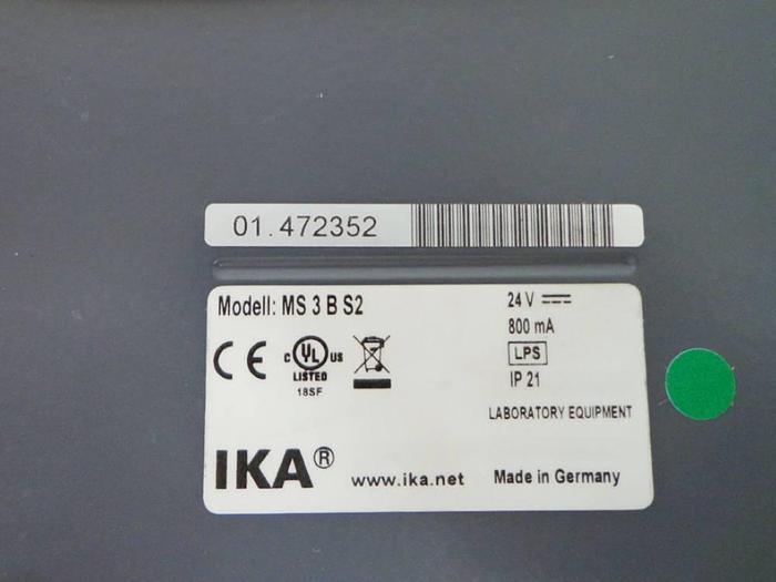 Used IKA MS 3 B S2 Basic Orbital Shaker.