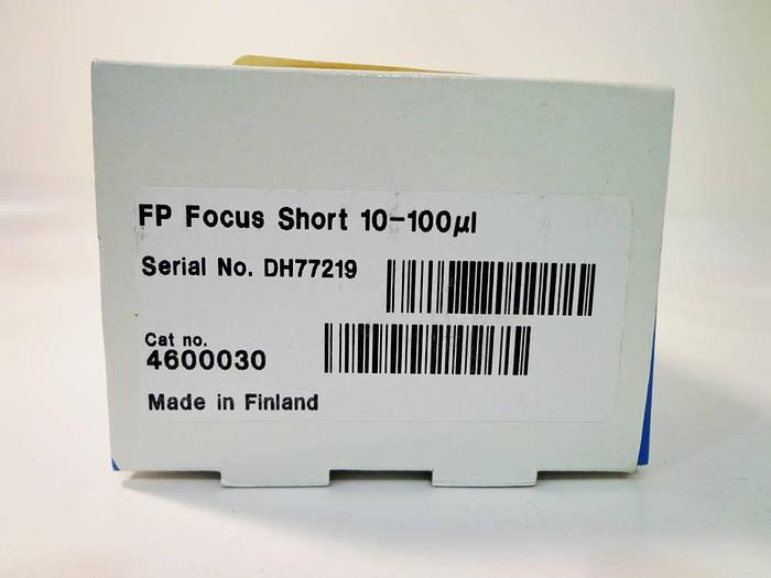 Used Fisher Scientific Finnpipette FP Focus Short 100-1000ul, Cat No 4600030.
