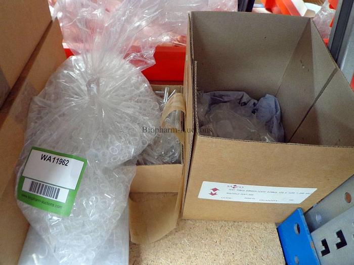 Used Glass: various small tubes and stoppers