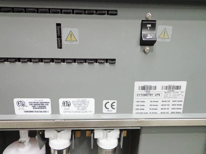Used Beckman Coulter Cytomics FC 500 MPL Flow Cytometer with Cytometry UPS, Computer and software, OKI C531dn Printer, Manuals and System Accessories.