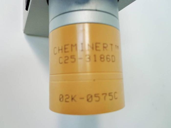 Used Vici Valco Instruments Modular Universal Valve/Actuator, Model EMHMA-CE, with EMTCA-CE Multiposition Actuator Control Module.