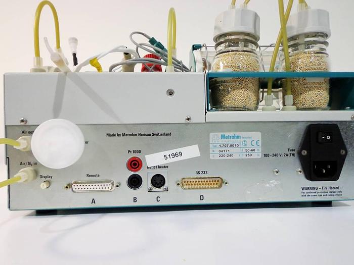 Used Metrohm Herisau 707 Oven.