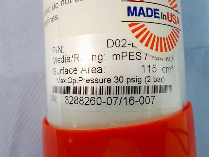 Used Spectrum MidiKros 20cm 100K mPES 0.5mm FLL x FLL Sterile Filter Module.