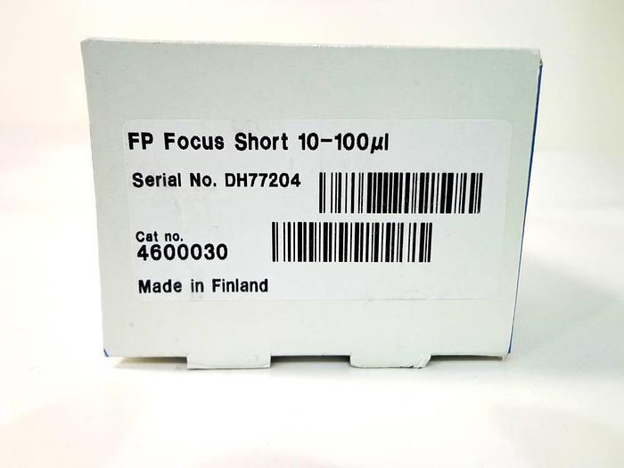 Used Fisher Scientific Finnpipette FP Focus Short 100-1000ul, Cat No 4600030.