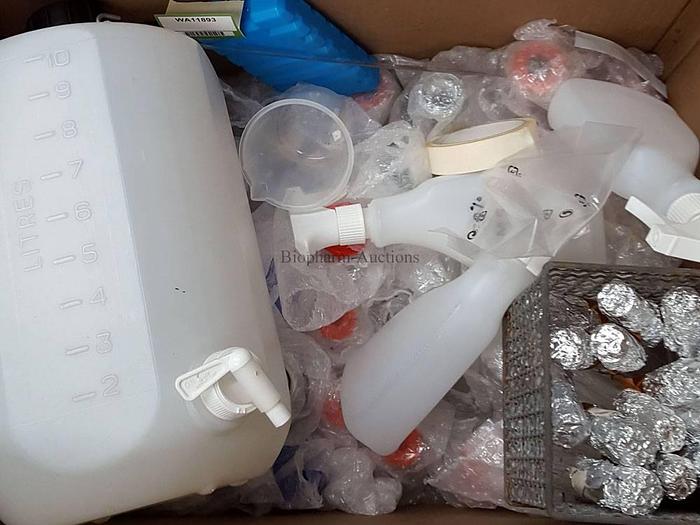 Used Assorted laboratory bottles