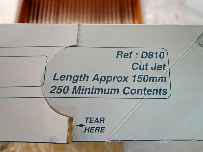 Used Assorted Disposable Glass Pipettes, Vial Closures and Sundries.