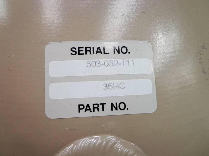 Used Taylor Wharton HC35 High Capacity Liquid Nitrogen Dewar, 10-033-01-0023, on Wheeled Base and with Single Pack Thermo Scientific Storage Canes, 5015-0002
