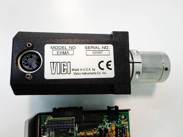 Used Vici Valco Instruments Modular Universal Valve/Actuator, Model EHMA, with Actuator Control Module.