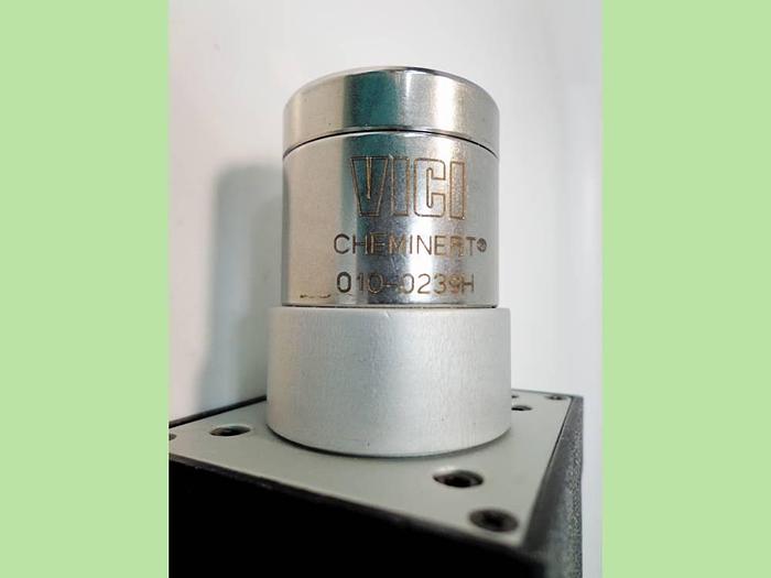 Used Vici Valco Instruments Modular Universal Valve/Actuator, Model EHMA, with Actuator Control Module.