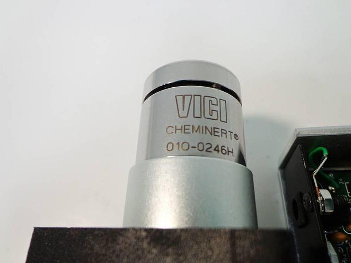 Used Vici Valco Instruments Modular Universal Valve/Actuator, Model EHMA, with Actuator Control Module.