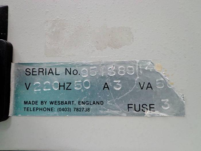 Used Wesbart IS89 Multi Shelf Shaker Incubator.