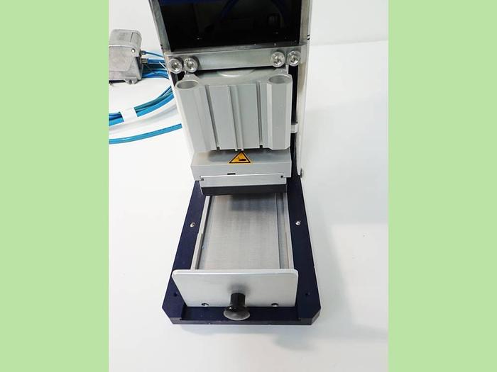 Used REMP Plate Piercer UPP (Semi-automated operation) with Festo Footvalve Air Pneumatic Footswitch Pedal.