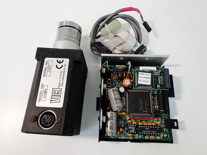 Used Vici Valco Instruments Modular Universal Valve/Actuator, Model EHMA, with Actuator Control Module.