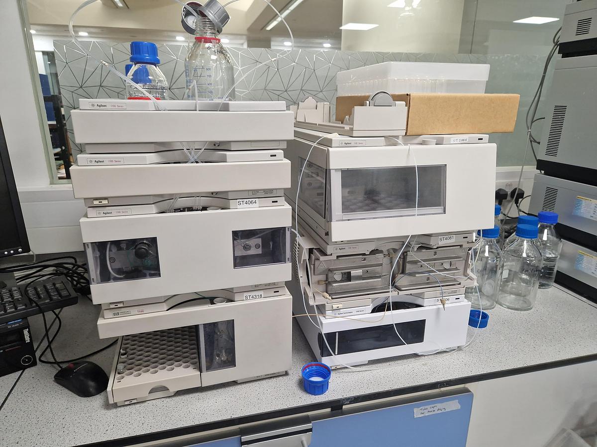 Used Agilent Technologies HPLC 1100 & 1200