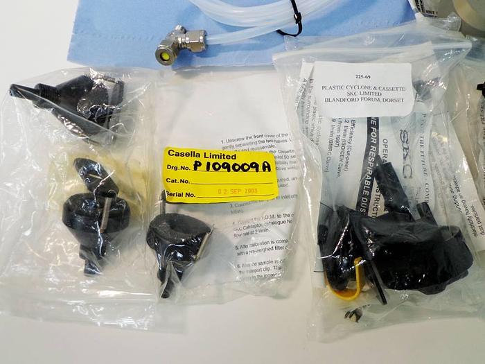 Used Air Sampling Consumables and Accessories.