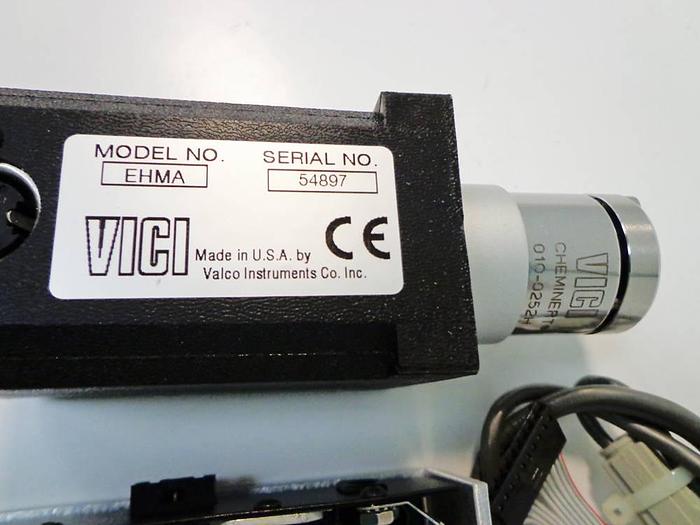 Used Vici Valco Instruments Modular Universal Valve/Actuator, Model EHMA, with Actuator Control Module.