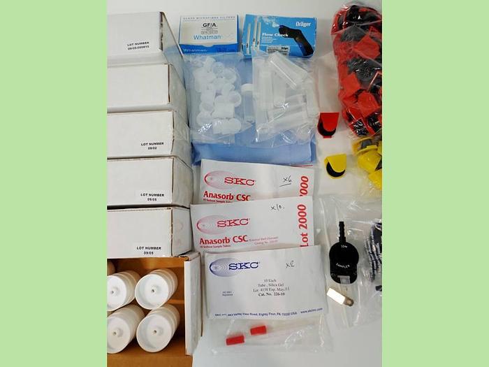 Used Air Sampling Consumables and Accessories.