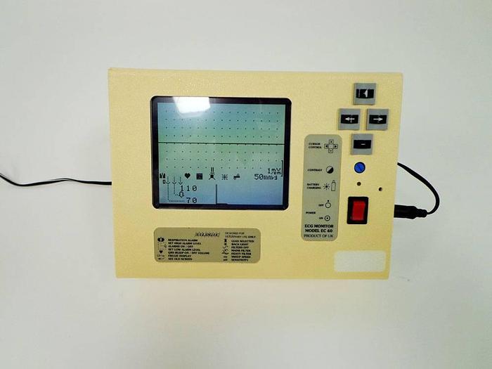 Used Silogic Veterinary EC60 Porable Cardiac and Respiratory Monitor.