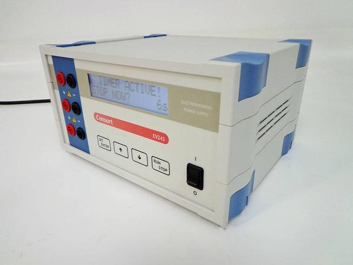 Used Consort EV243 Electrophoresis Power Supply.