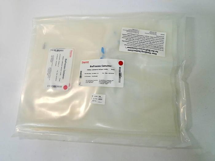 Used Thermo Scientific Labtainer BPC Bag, 250 mL with 2 Ports, Luer Lock and MPC Insert, SH30657.11, 10pcs.