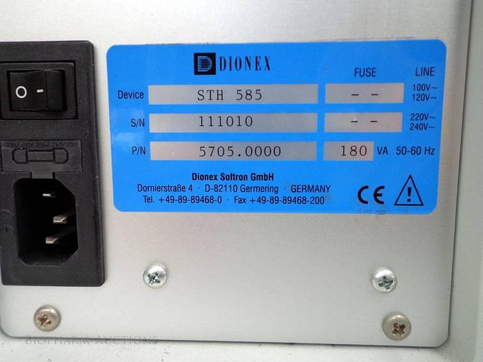 Used Dionex STH 585 Thermoelectric Peltier Column Heater Oven.