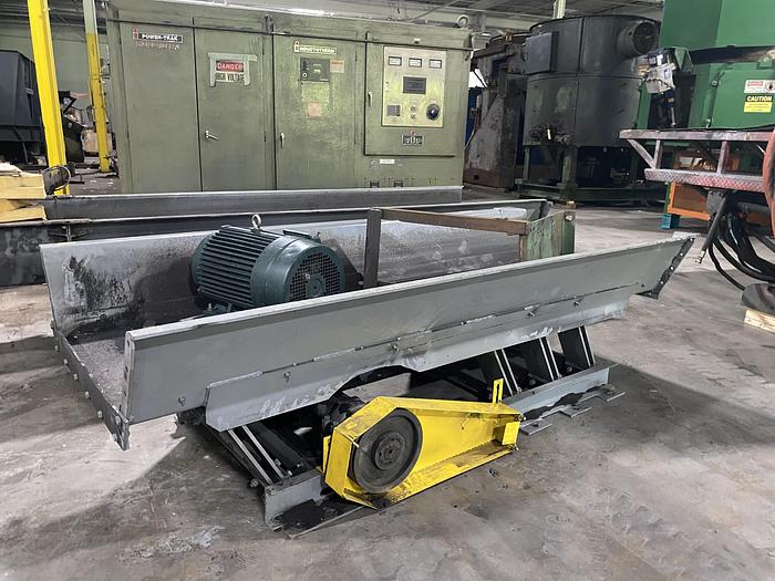 Used WEBSTER INDUSTRIES FLAT SPRING SHAKER CONVEYOR